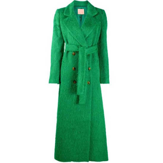 Sara Pascoe Out of Her Mind Green Belted Coat