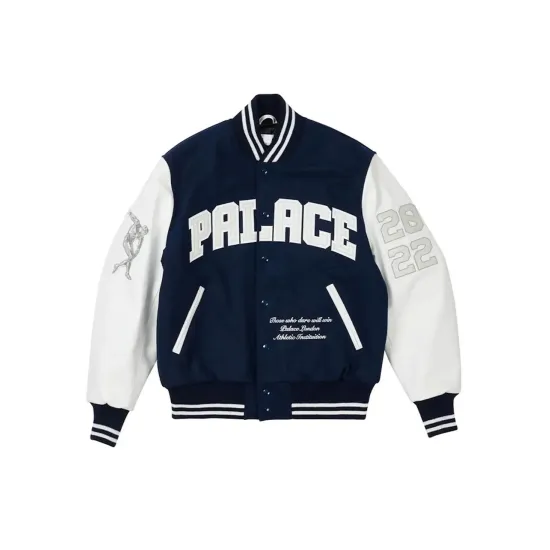 Palace Greek Navy Blue Varsity Jacket