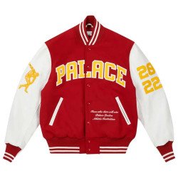 Palace Greek Red Varsity Jacket