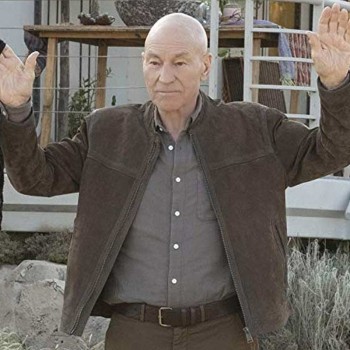 Patrick Stewart Star Trek Picard Brown Jacket