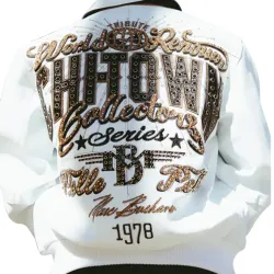 Pelle Pelle Chi-Town White Leather Jacket