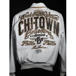 Pelle Pelle Chi-Town White Leather Jacket