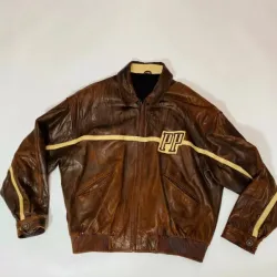 Pelle Pelle Vintage Brown Marc Buchanan Leather Jacket