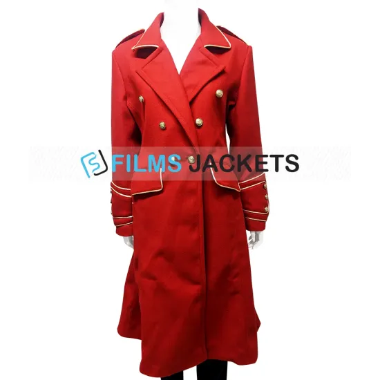 Penelope Blossom Riverdale Military Red Coat