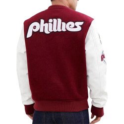 Philadelphia Phillies Burgundy Jacket