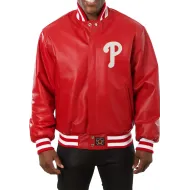 Philadelphia Phillies Leather Jacket