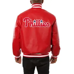 Philadelphia Phillies Leather Jacket