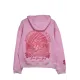 Pink Palm Puff Hoodie