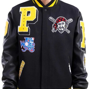 Pittsburgh Pirates Logo Varsity Jacket