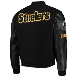 Pittsburgh Steelers Logo Letterman Jacket