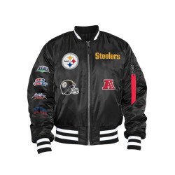 Pittsburgh Steelers MA-1 Bomber Jacket