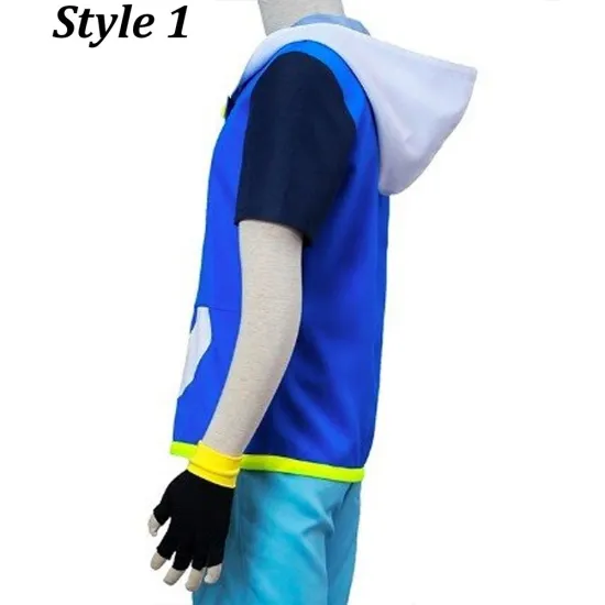 Pokemon Ash Ketchum Cotton Blue Vest