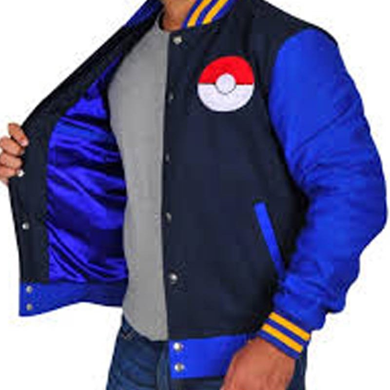 Men's Pokemon Varsity Jacket