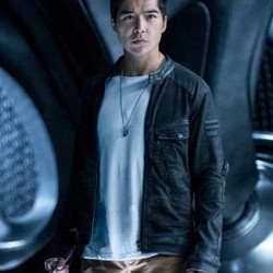 Power Rangers Ludi Lin Black Leather Jacket