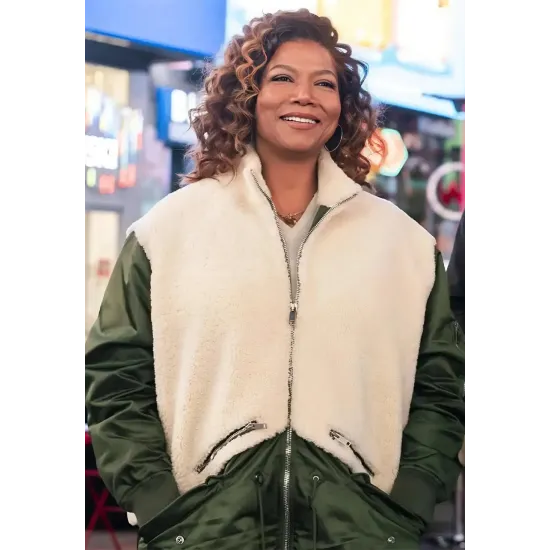 The Equalizer Queen Latifah Fur Satin Coat