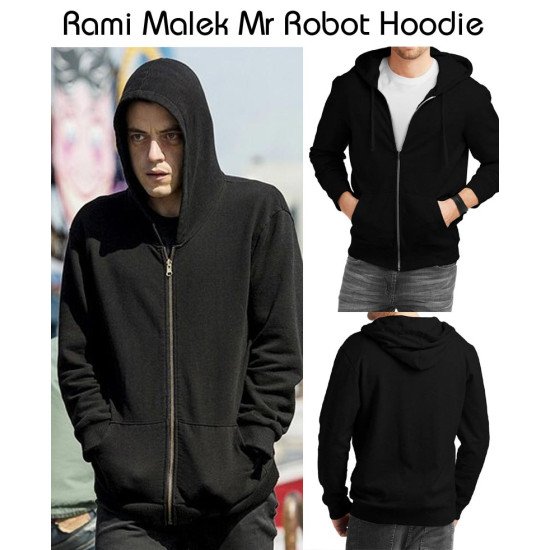 Mr. Robot Rami Malek Hoodie Jacket