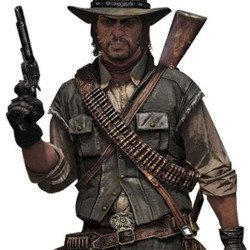 Red Dead John Marston Leather Vest