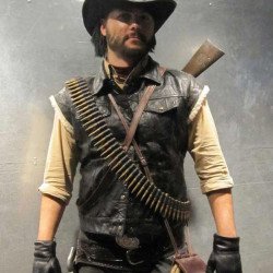 Red Dead John Marston Leather Vest