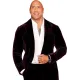 Red Notice Dwayne Johnson Velvet Blazer