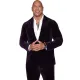 Red Notice Dwayne Johnson Velvet Blazer