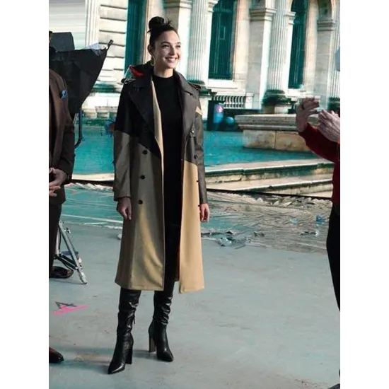 Red Notice Gal Gadot Trench Coat