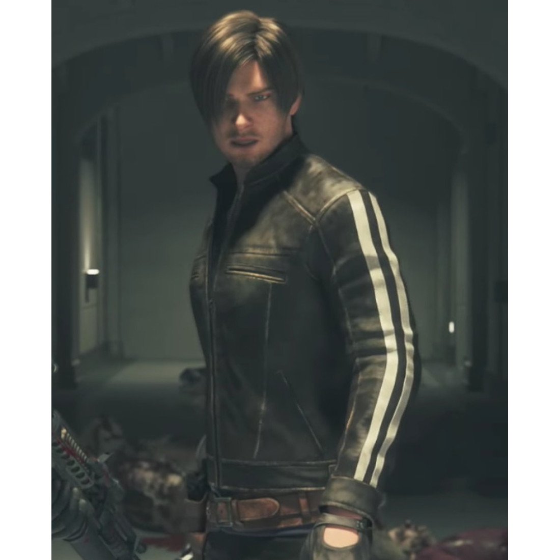 Leon Kennedy <b>Resident</b> <b>Evil</b> Biohazard Vendetta Jacket.