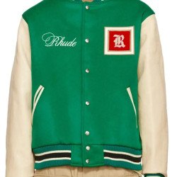 Rhude Varsity Green Jacket