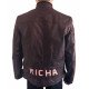 Richa Retro Racing Motorcycle Brown Leather Jacket