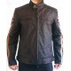 Richa Retro Racing Motorcycle Brown Leather Jacket