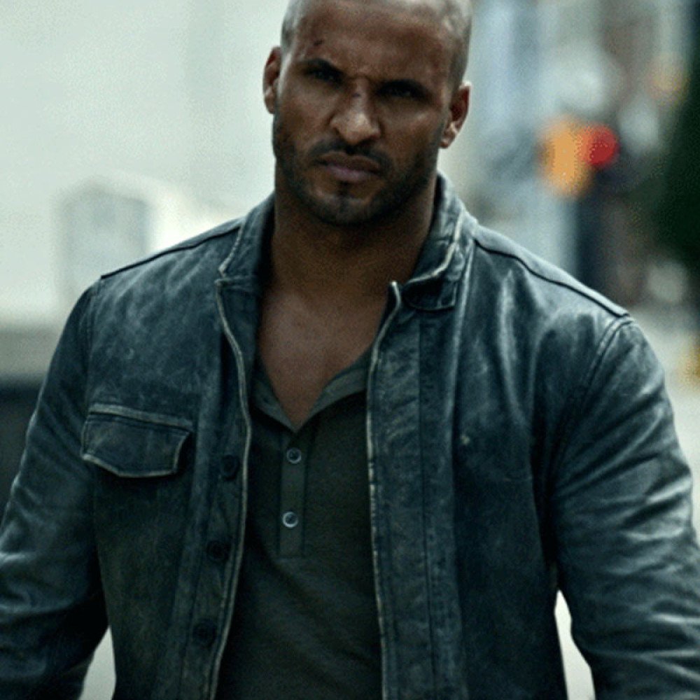 Ricky Whittle American Gods Shadow Moon Leather Jacket - Films Jackets