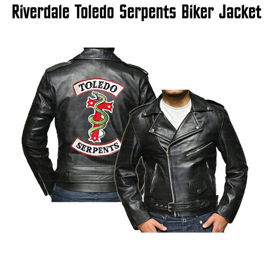 Toledo Serpents Riverdale Motorcycle Jacket