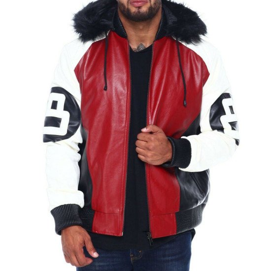 8 ball jacket with fur hood best sale