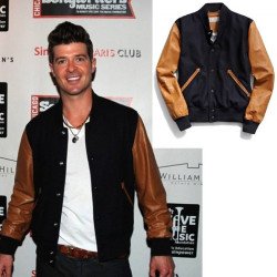 Robin Thicke Varsity Jacket