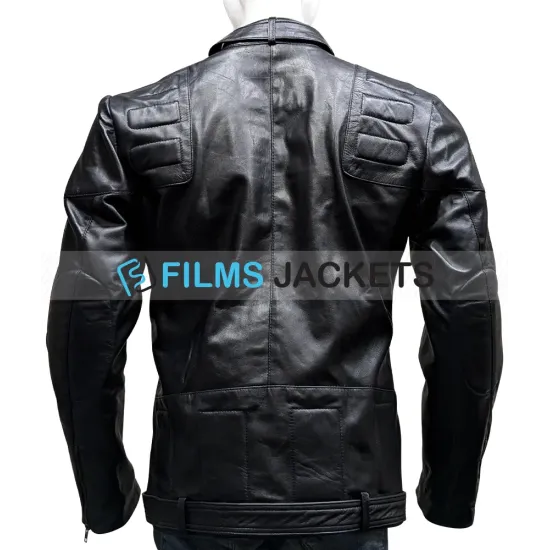 Rocky 3 Sylvester Stallone Black Leather Jacket