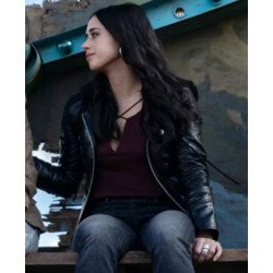 Roswell New Mexico Jeanine Mason Leather Hoodie