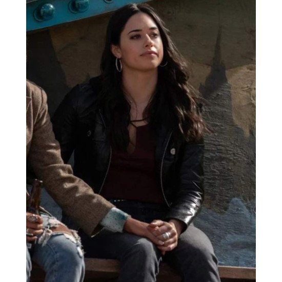 Roswell New Mexico Jeanine Mason Leather Hoodie