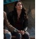 Roswell New Mexico Jeanine Mason Leather Hoodie