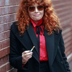 Russian Doll Natasha Lyonne Black Wool Coat