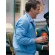 Ryan Reynolds Free Guy Blue Leather Jacket