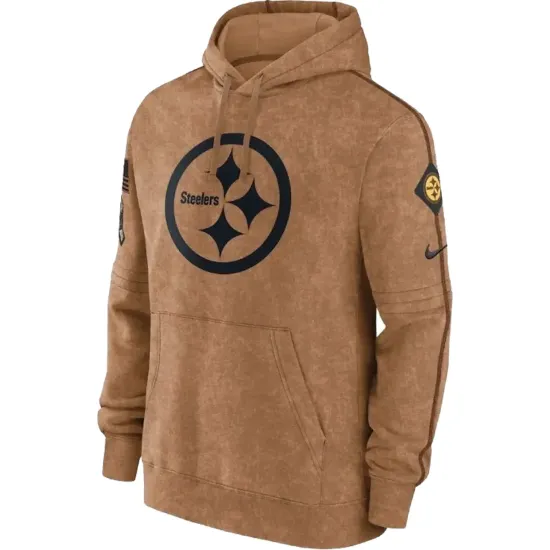 Salute to Service Steelers Brown Hoodie