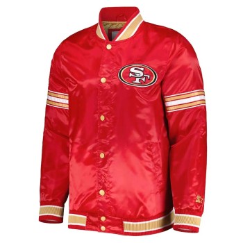 San Francisco 49ers Midfield Scarlet Red Jacket