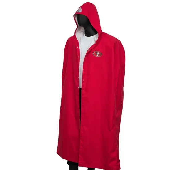 San Francisco 49ers sideline Cape Coat