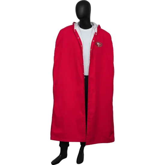 San Francisco 49ers sideline Cape Coat