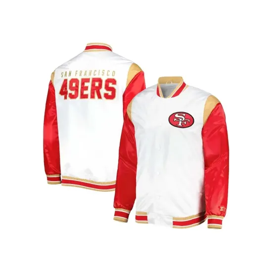 San Francisco 49ers Throwback Warm Up Jacket