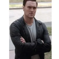 SAS Red Notice Owain Yeoman Leather Jacket