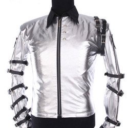 MJ Bad World Tour Silver Jacket