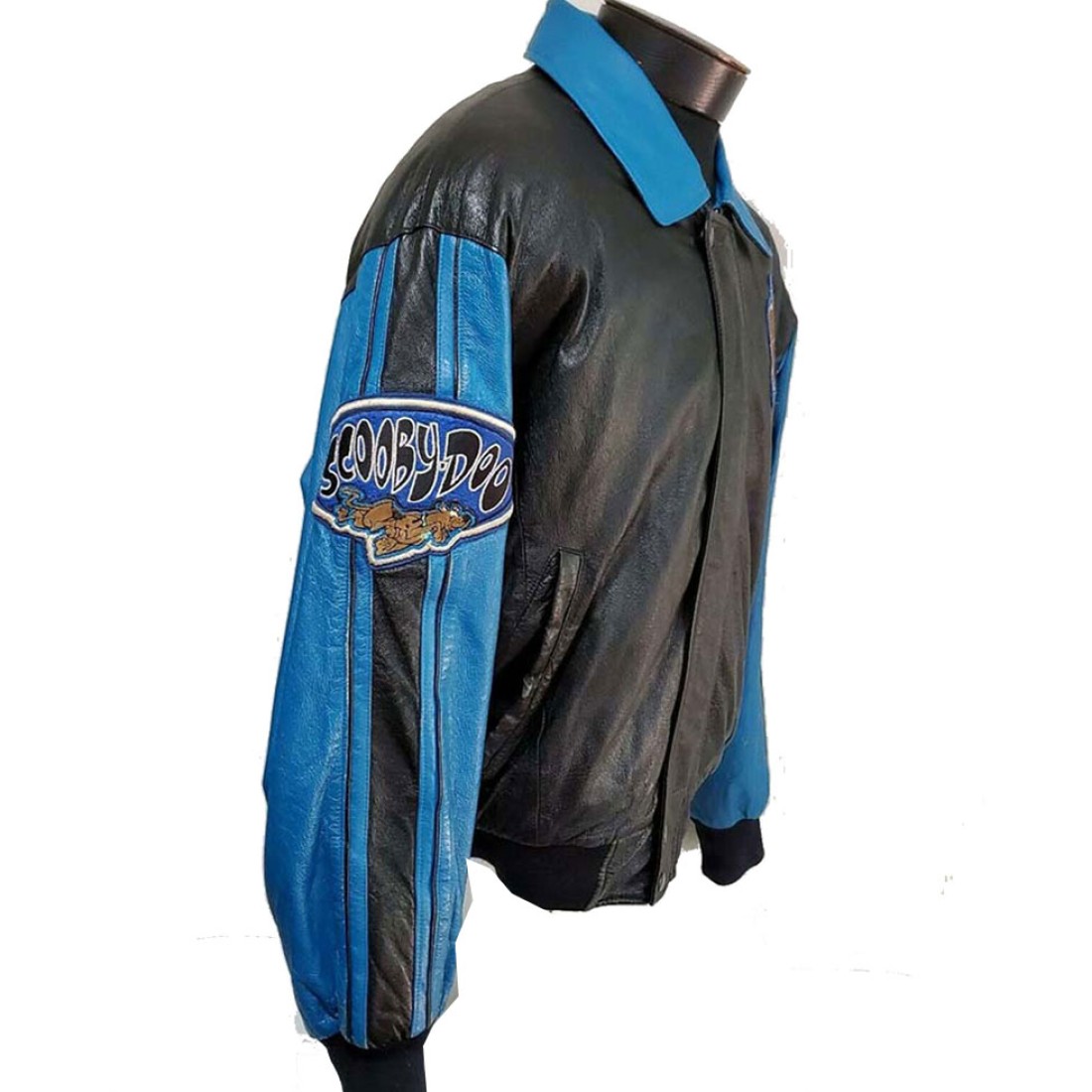 Scooby Doo Leather Jacket with Patches