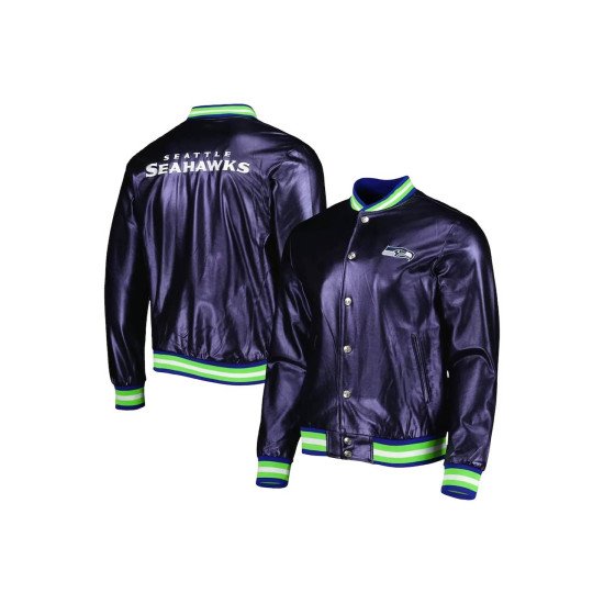 Seattle Seahawks Navy Blue Jacket - Filmsjackets