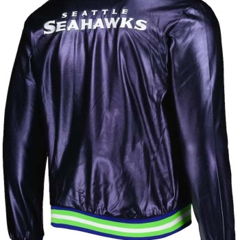 Seattle Seahawks Metallic Varsity Jacket