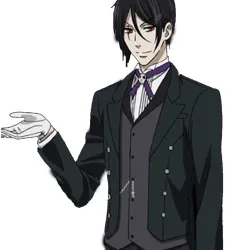 Sebastian Black Butler Black Tailcoat